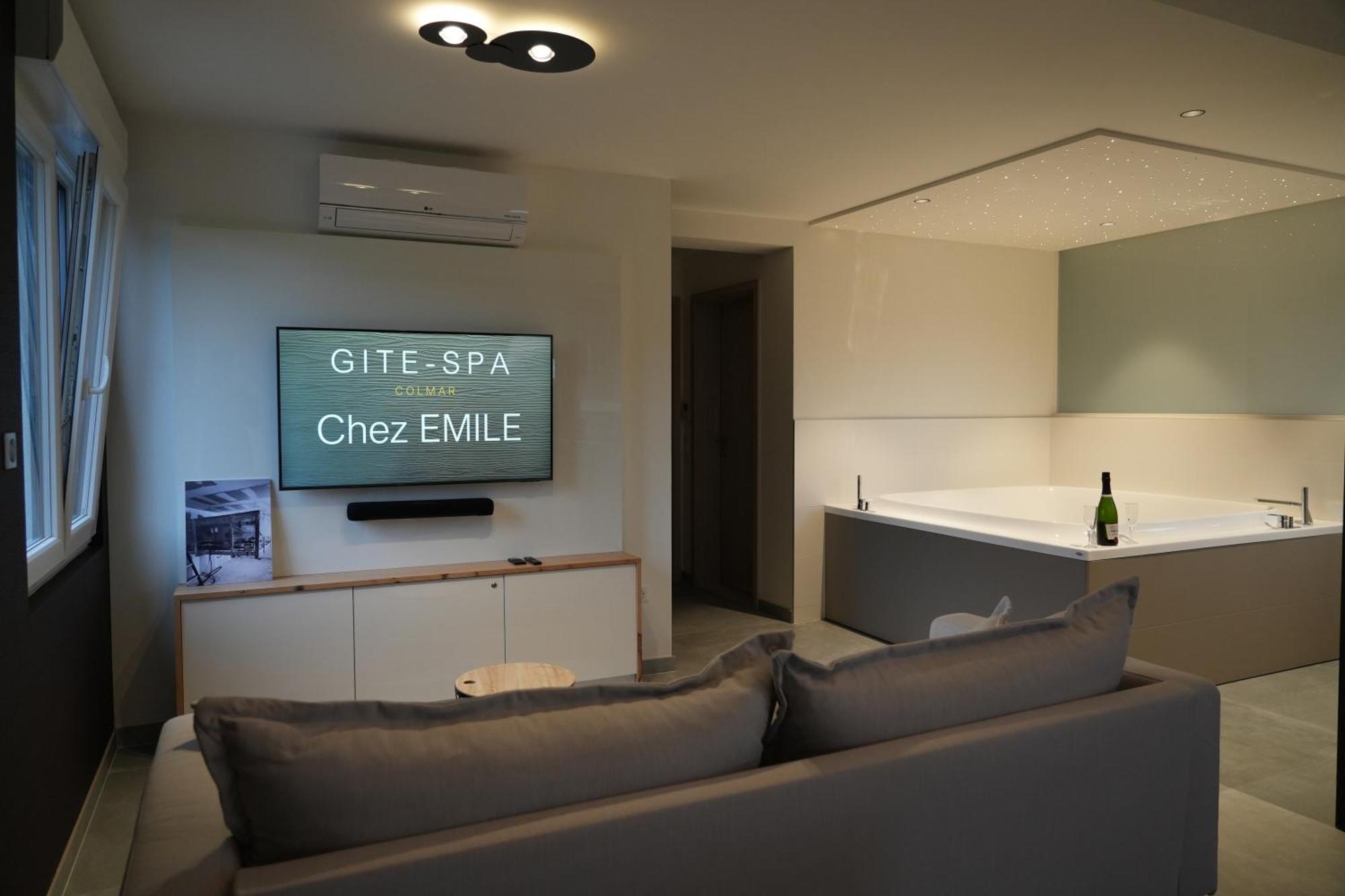 Gite Spa L'Atelier Emile - Spa Privatif - 5 Min Colmar Sainte-Croix-en-Plaine Oda fotoğraf