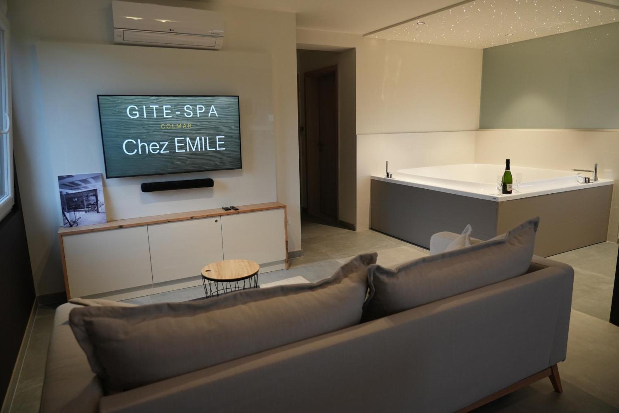 Gite Spa L'Atelier Emile - Spa Privatif - 5 Min Colmar Sainte-Croix-en-Plaine Oda fotoğraf